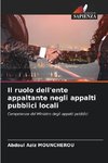 Il ruolo dell'ente appaltante negli appalti pubblici locali