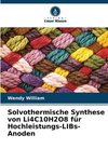 Solvothermische Synthese von Li4C10H2O8 für Hochleistungs-LIBs-Anoden