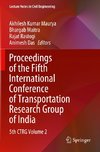 Proceedings of the Fifth International Conference of Transportation Research Group of India