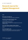 Research Journal for Applied Management - Jg. 3, Heft 1