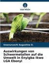 Auswirkungen von Schwermetallen auf die Umwelt in Enyigba Ikwo LGA Ebonyi