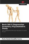 Beck Bdi-ii Depression Inventory Psychometric Study