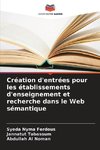 Création d'entrées pour les établissements d'enseignement et recherche dans le Web sémantique