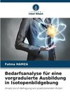 Bedarfsanalyse für eine vorgraduierte Ausbildung in Isotopenbildgebung