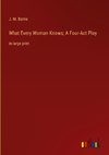 What Every Woman Knows; A Four-Act Play