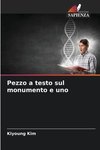 Pezzo a testo sul monumento e uno