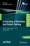 e-Learning, e-Education, and Online Training