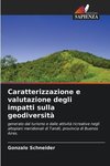 Caratterizzazione e valutazione degli impatti sulla geodiversità