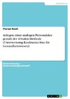 Anlegen einer analogen Personalakte gemäß der 4-Stufen-Methode (Unterweisung Kaufmann/-frau für Gesundheitswesen)