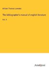 The bibliographer's manual of english literature