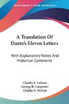 A Translation Of Dante's Eleven Letters