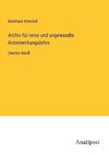 Archiv für reine und angewandte Arzneiwirkungslehre