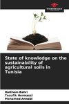 State of knowledge on the sustainability of agricultural soils in Tunisia