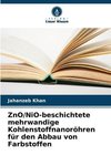 ZnO/NiO-beschichtete mehrwandige Kohlenstoffnanoröhren für den Abbau von Farbstoffen