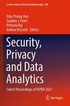 Security, Privacy and Data Analytics