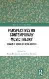 Perspectives on Contemporary Music Theory