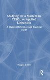 Studying for a Masters in TESOL or Applied Linguistics