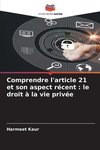 Comprendre l'article 21 et son aspect récent : le droit à la vie privée