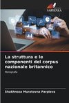 La struttura e le componenti del corpus nazionale britannico