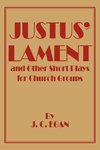 Justus' Lament and Other Short Plays for Church Groups