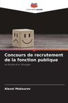 Concours de recrutement de la fonction publique