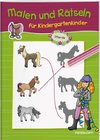 Malen und Rätseln für Kindergartenkinder. Pferde