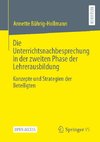 Die Unterrichtsnachbesprechung in der zweiten Phase der Lehrerausbildung