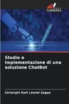 Studio e implementazione di una soluzione ChatBot