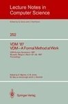 VDM '87. VDM - A Formal Method at Work