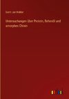 Untersuchungen über Protein, Behenöl und amorphes Chinin