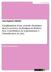 L¿implantation d¿une centrale thermique dans la province du Boulgou au Burkina Faso. Contribution de la géomatique à l¿identification de sites