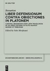 Liber Defensionum contra Obiectiones in Platonem