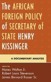 African Foreign Policy of Secretary of State Henry Kissinger