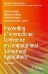 Proceeding of International Conference on Computational Science and Applications