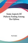 Some Aspects Of Puberty Fasting Among The Ojibwa