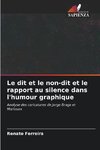 Le dit et le non-dit et le rapport au silence dans l'humour graphique