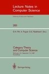 Category Theory and Computer Science