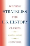 Writing Strategies for U.S. History Classes