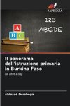 Il panorama dell'istruzione primaria in Burkina Faso