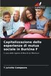 Capitalizzazione delle esperienze di mutua sociale in Burkina F