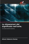 Le dimensioni del significato nell'arte.