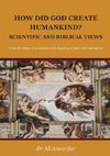 How did God create humankind?