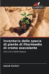 Inventario delle specie di piante di fitorimedio di cromo esavalente