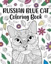 Russian Blue Cat Coloring Book