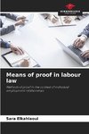 Means of proof in labour law