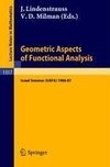 Geometric Aspects of Functional Analysis