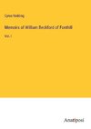 Memoirs of William Beckford of Fonthill