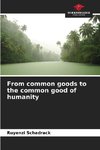 From common goods to the common good of humanity