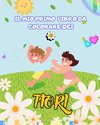 Libro da colorare di fiori per bambini