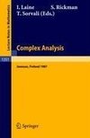 Complex Analysis Joensuu 1987